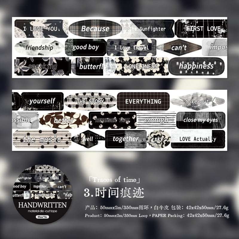 1 roll words/frame pre-cut PET-tape (T26052902)