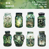 8pcs gothic bottles sticker pack (S25112402)