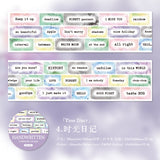 1 roll words/frame pre-cut PET-tape (T26052902)