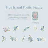 10pcs flower sticker pack(S26062302)