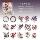 30pcs gothic rose sticker pack (S25120502)
