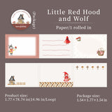 1 roll fairy tale pre-cut washi-tape (T26040702)