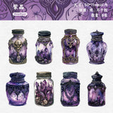 8pcs gothic bottles sticker pack (S25112402)