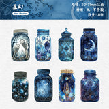 8pcs gothic bottles sticker pack (S25112402)