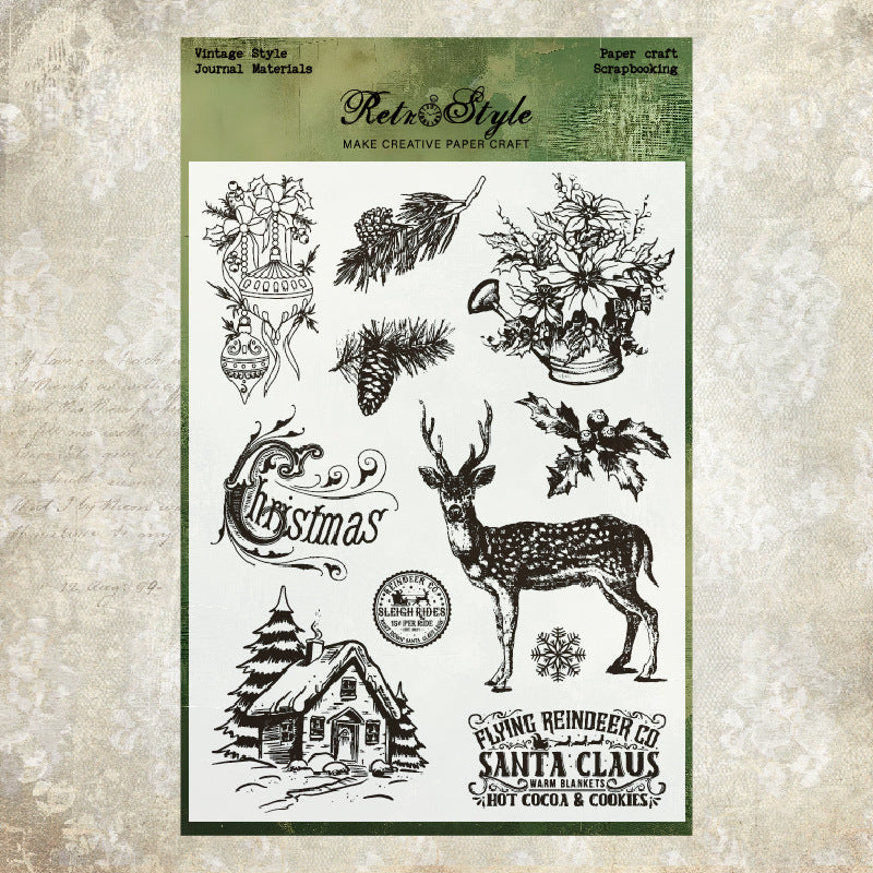 1pc halloween x-mas clear stamp (Z25062004)
