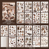 20sheets A5 size character sticker book (TZB25062005)