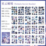 20sheets PET+WASHI sticker book (TZB25062308）