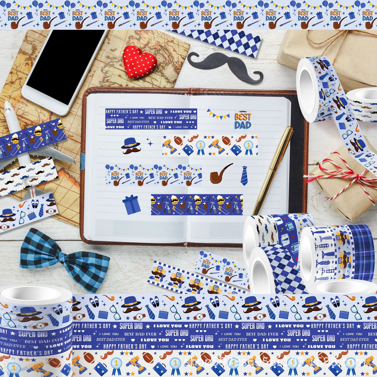 12rolls Fathers day washi-tape(T26033007)