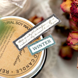 1sheet cloth word sticker pack (S25092506)