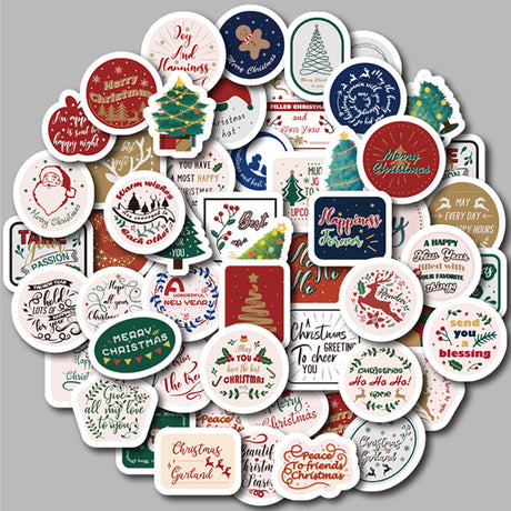 50pcs christmas sticker pack(P26052606)
