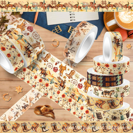 12rolls Cowboys washi-tape(T26033008)