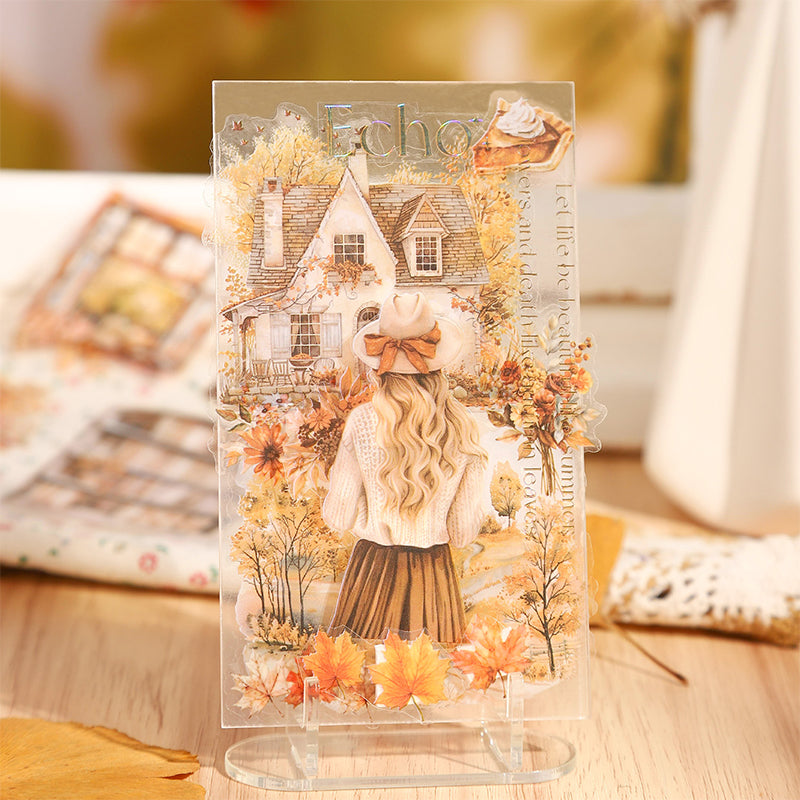 20 pages fall sticker book (TZB26061202)