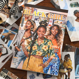 A5 size black girl sticker book(TZB26061011)