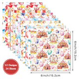 24 st cirkus 6 tums pappersförpackning (TZB25121509)