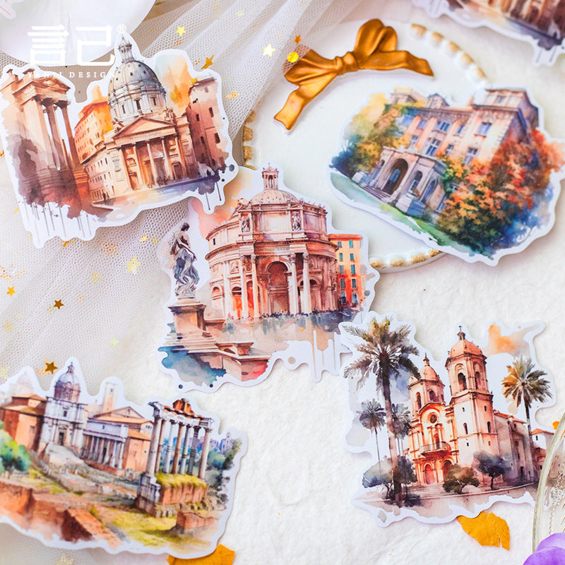 10pcs view of city sticker pack (S26031802)