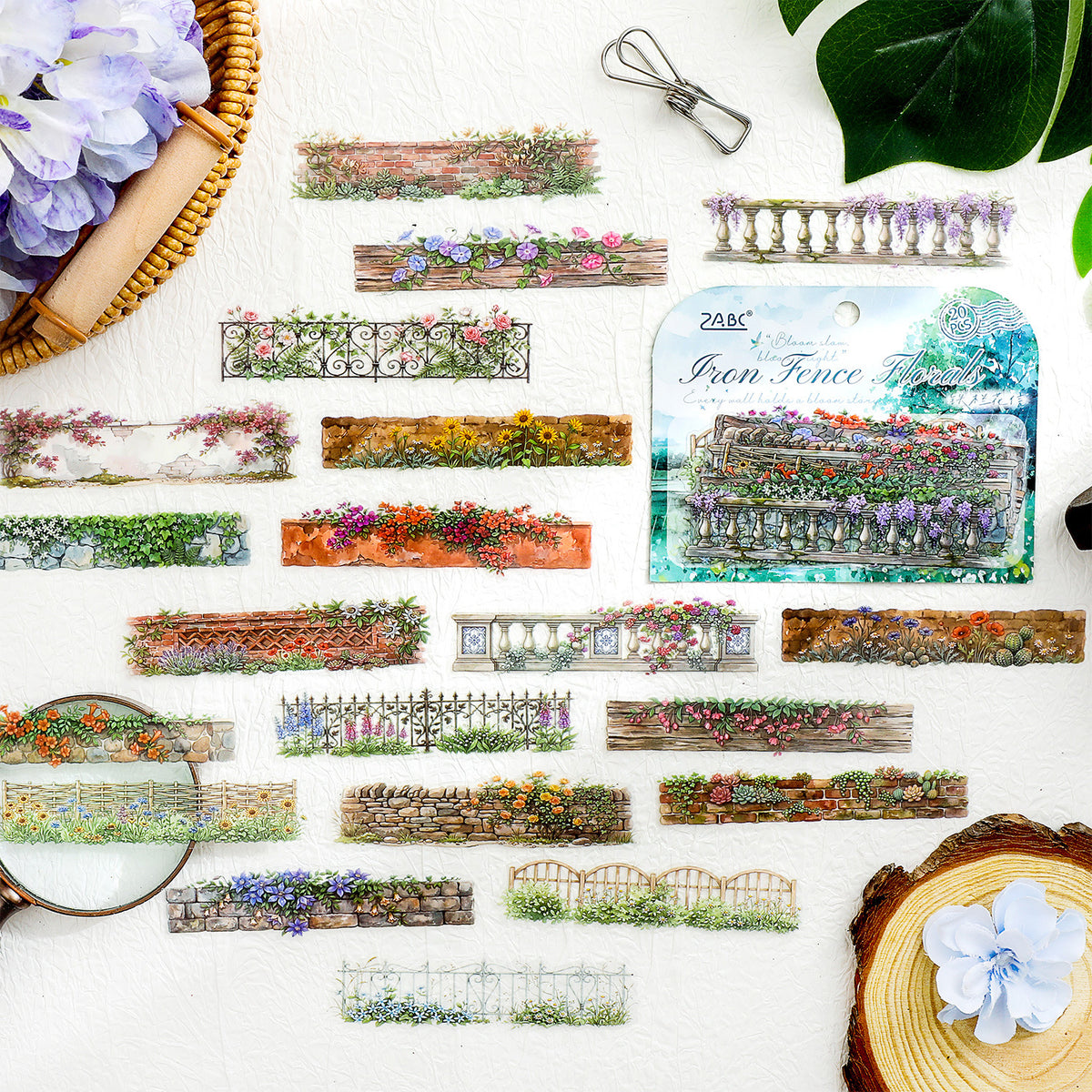 Flower Fence 20pcs sticker