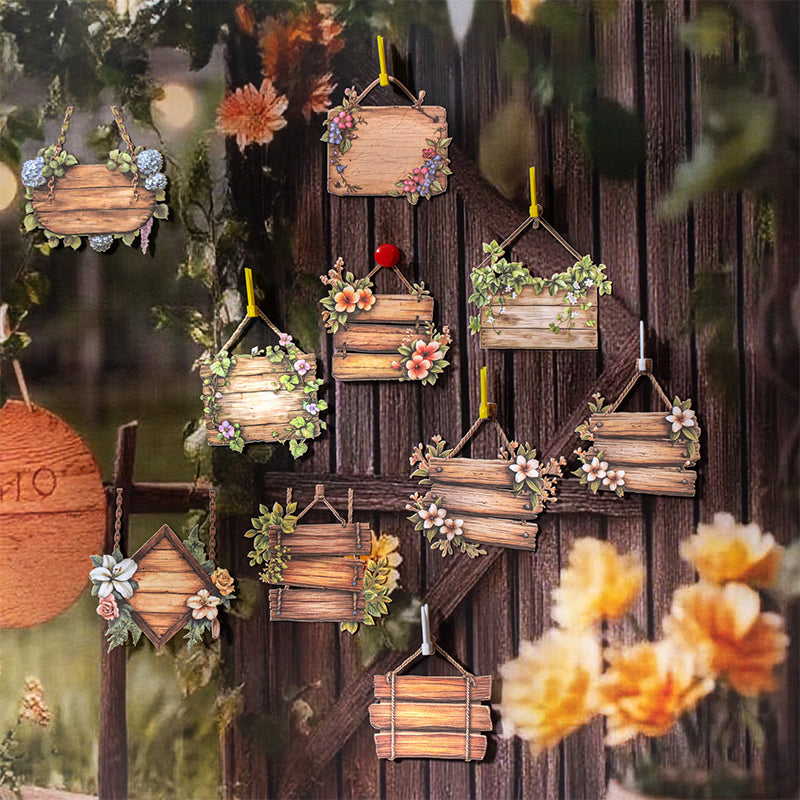 15pcs wooden board sticker pack (S25090401)