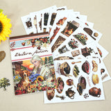 A5 size vintage western fashion 20pages  animal sticker book(TZB26050708)