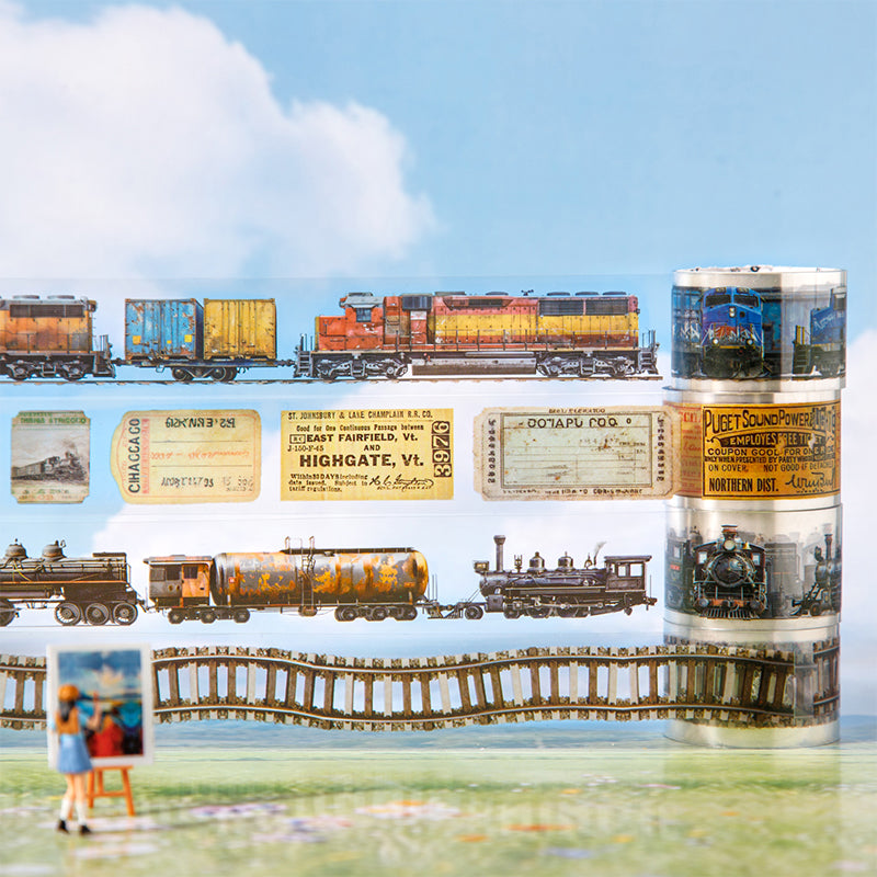 1 roll train trip PET-tape (T26030303)
