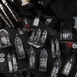 15pcs gothic PET-sticker pack (S25092401)