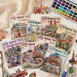 20pcs travel country sticker pack (S26032303)