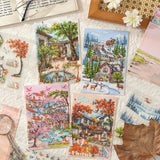 3pcs season scenery sticker pack (S25112701)
