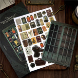 2 sheets gothic cabinet sticker pack(S26041603)