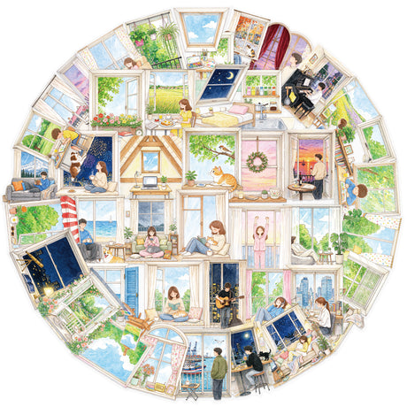 Window daily life sticker pack 50pcs