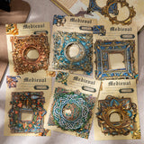 10pcs medieual frame card-sticker pack (S25100902)