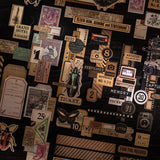 30pcs retro memory sticker+paper pack (P25101610)