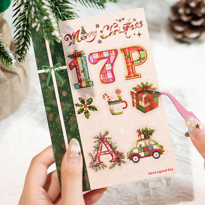 108pcs christmas sticker pack(S26082603)
