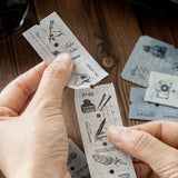 10pcs vintage pre-cut sticker pack (S25050509)