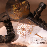 20pcs vintage rust PET-sticker pack (S25092512)