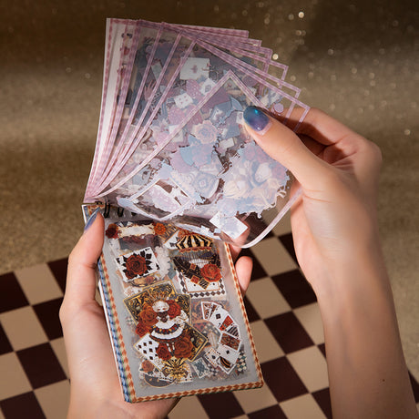 50pcs Alice PET-sticker book(TZB26042101)