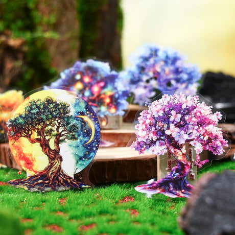 20pcs trees sticker pack (S25032909)