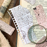 15pcs retro-burned sticker pack (S25102806)