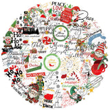 Christmas sticker 50pcs