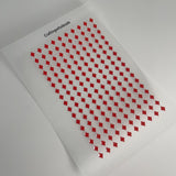 3D embossed Playing card symbols sticker A6 size (S26011308)