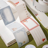 1 roll fairy tale pre-cut washi-tape (T26040702)