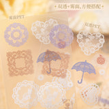 20sheets lace sticker book(TZB26071210)