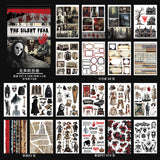 A5 SIZE 20sheets gothic autumn dragon pre-cut sticker book (TZB25092407)