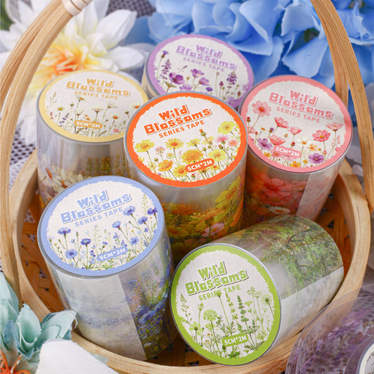 Flower PET-tape 1 roll