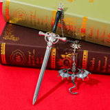 1pc metal sword dragon book mark(C26082407)