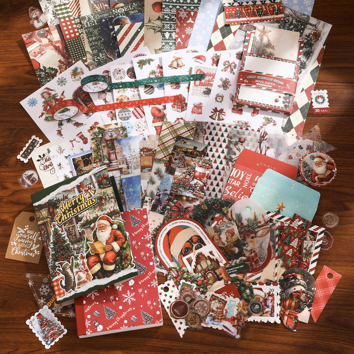 157pcs x-mas scrapbooking box  (S25071507)