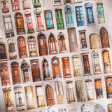 20pcs vintage window door sticker pack (S25102111)