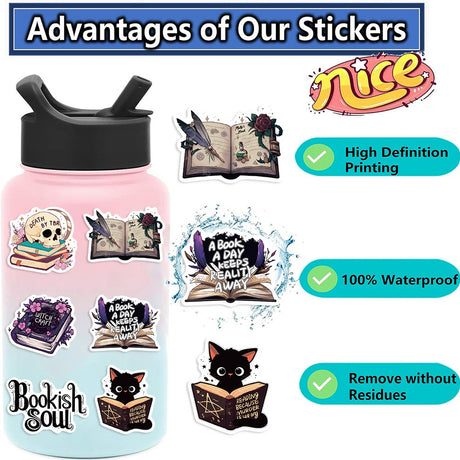 100pcs witch sticker pack(P26052605)
