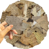 50pcs vintage burned sticker pack (s26061805)