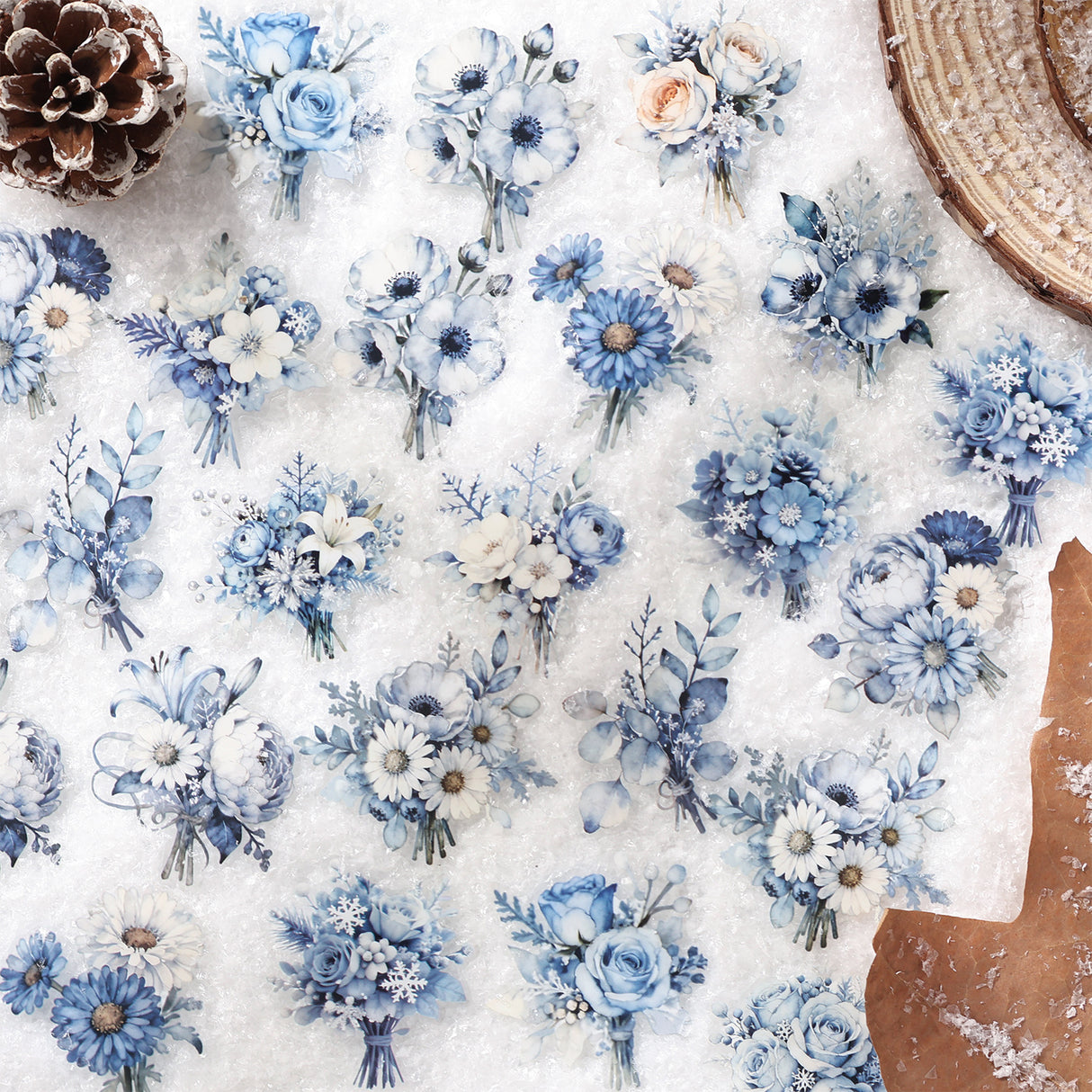 30pcs flower sticker pack(S26071905)