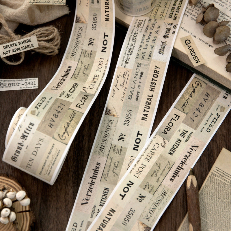 1 roll words/frame pre-cut PET-tape (T26052902)