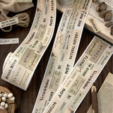 1 roll words/frame pre-cut PET-tape (T26052902)
